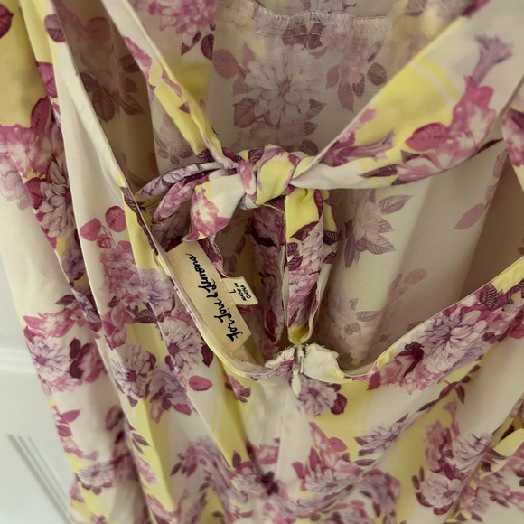 For the Love of Lemons high low Midi Dress - Picture 3 of 4